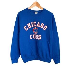 Chicago Cubs Sweatshirt Boys Small Blue and Red
